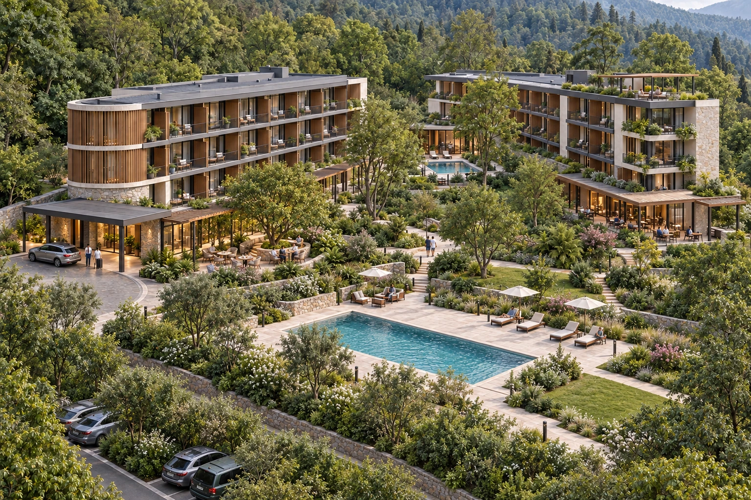 Botanico Hills — კონცეპტუალური ვიზუალიზაცია